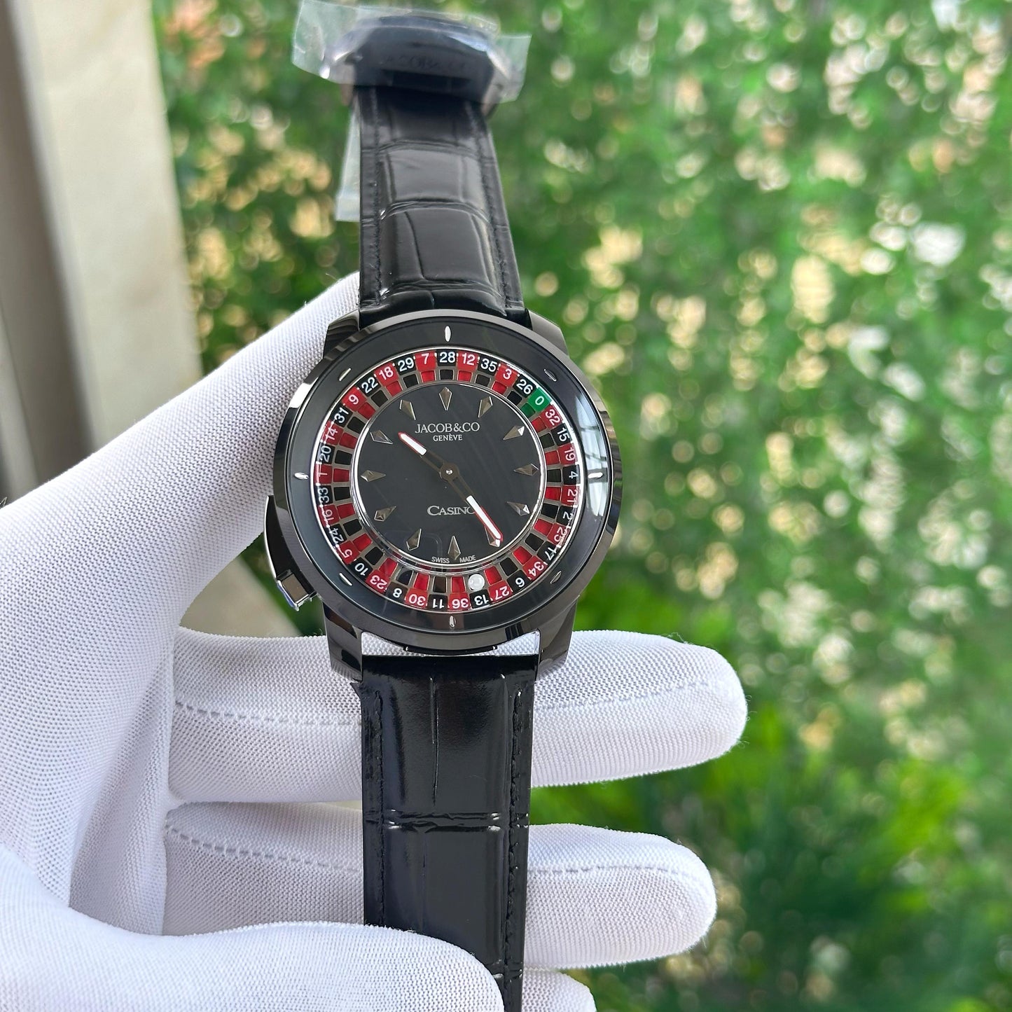 Black Red Casino Watch