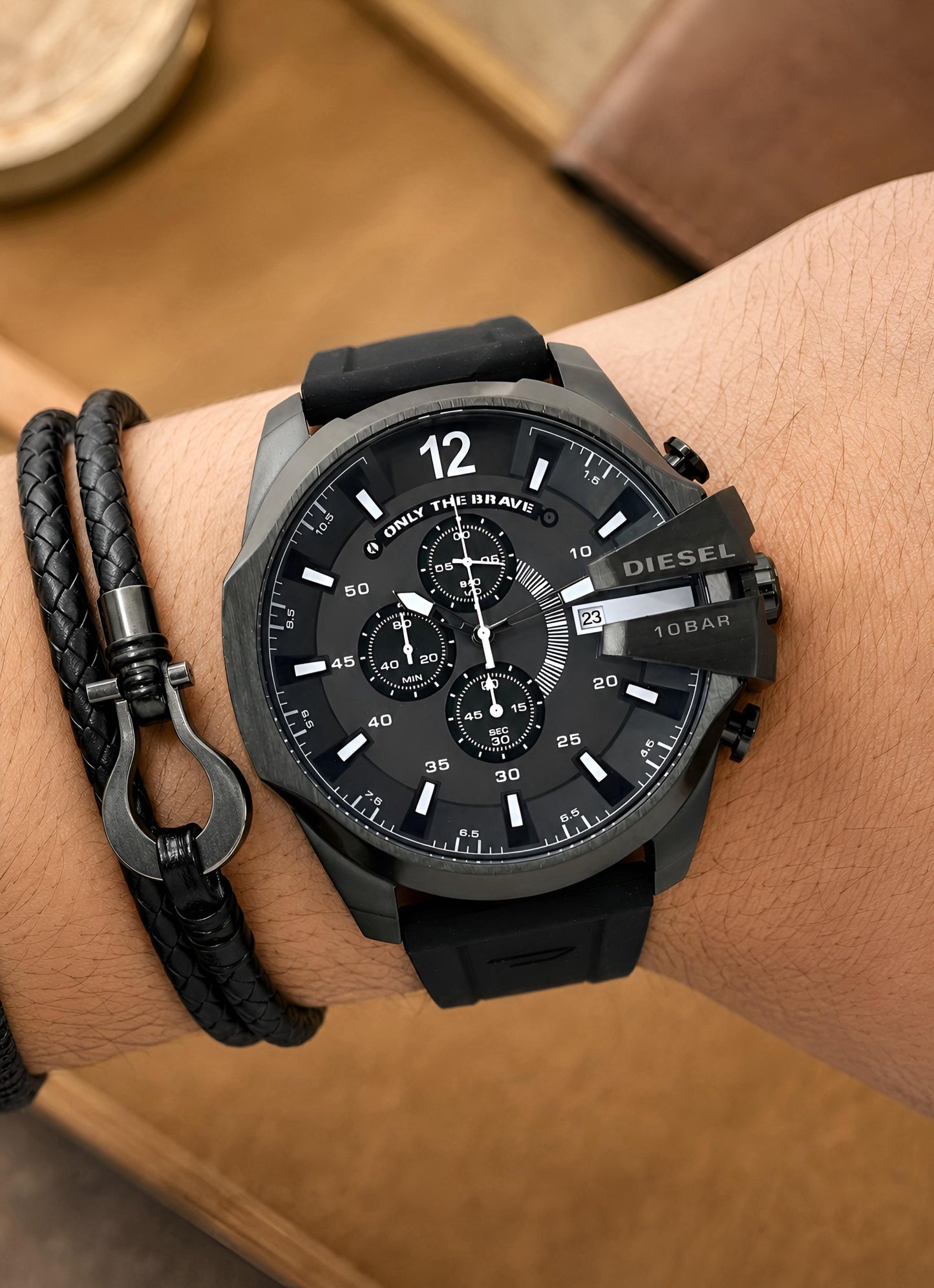 Full Black Fibre Watch