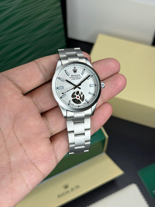 All Silver Automatic Watch